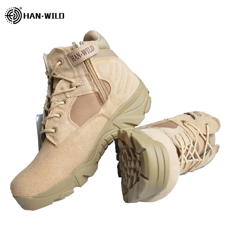 

Men's Outdoor Hiking shoes Tactical Military boots, Black