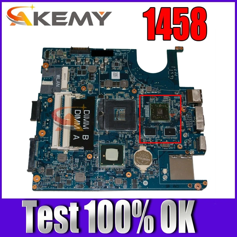 

Free shipping For 1458 Laptop motherboard CN-0205RN 0205RN 205RN DDR3 HM55 100% Full tested