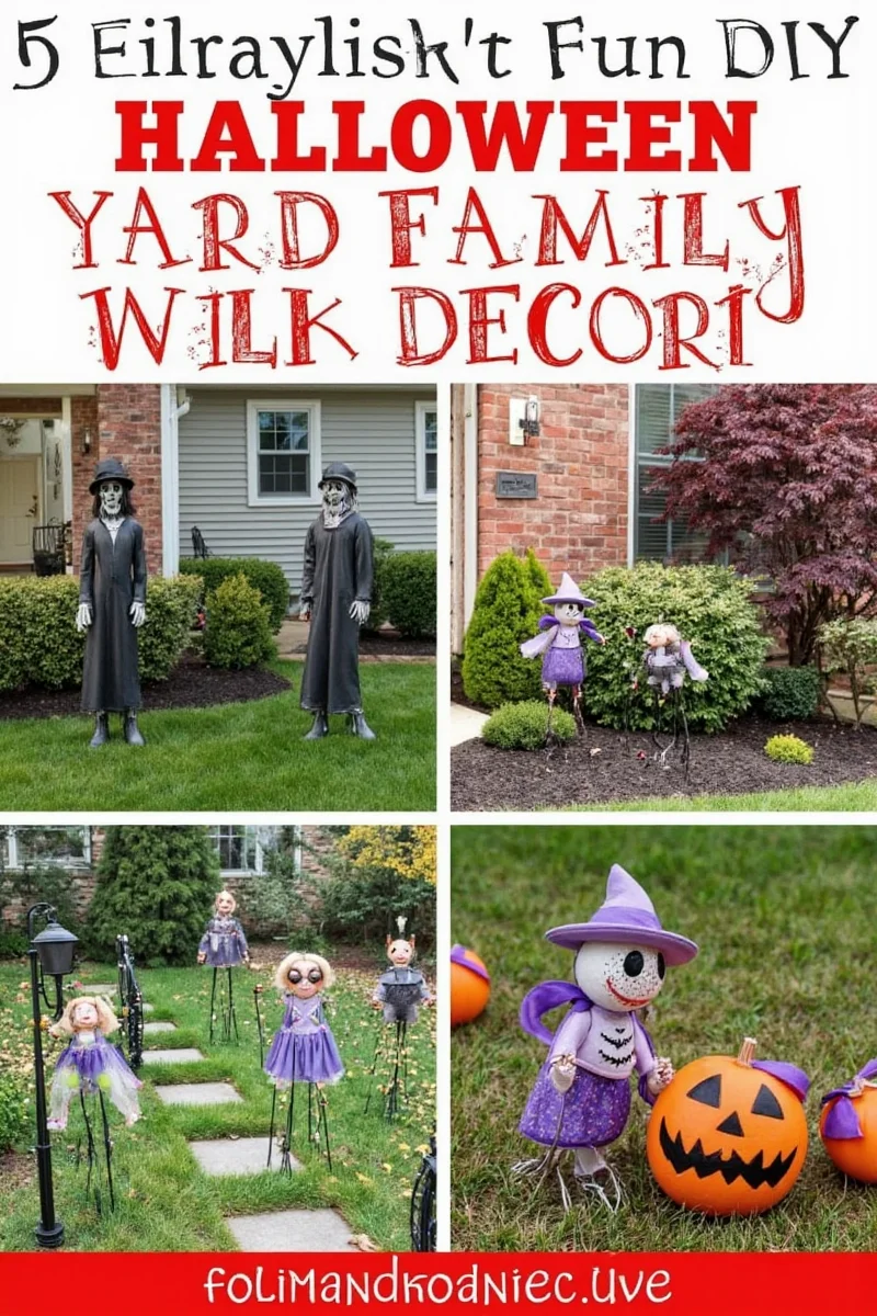 Glow in the dark ghosts for Halloween yard decor