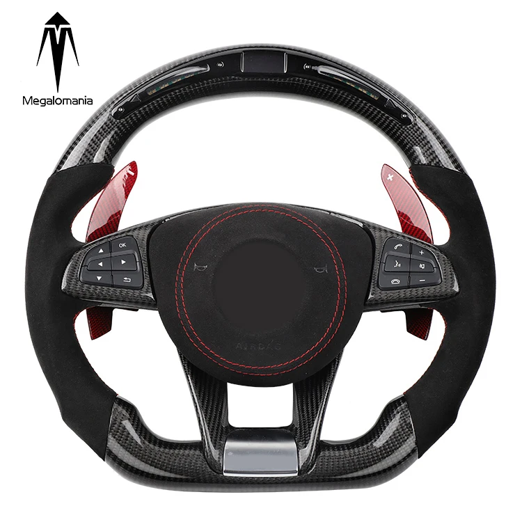 

Custom forge-d carbon w205 am-g c class led steering wheel
