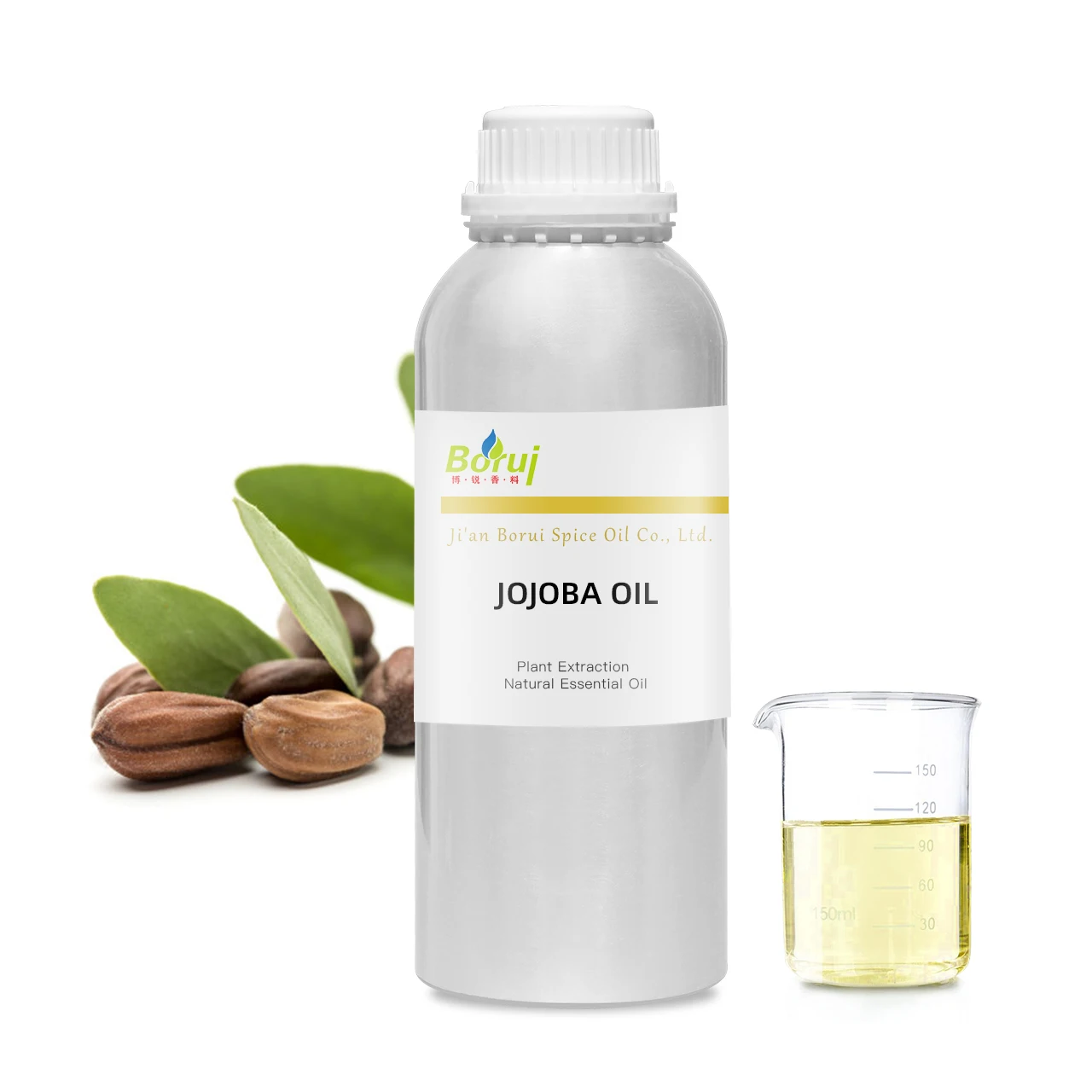 

Supplier Wholesale Private Label Cold Pressed Hair Carrier Oil Bulk Price 100% Pure Natural Organic Jojoba Oil For Face Skin
