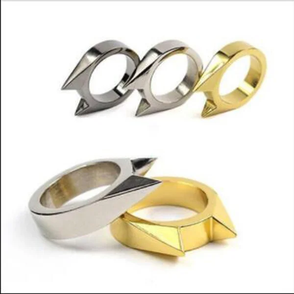 

Single finger buckle Cat's ear ring Window breaker Defensive weapons Fingerstall Outdoor EDC equipment