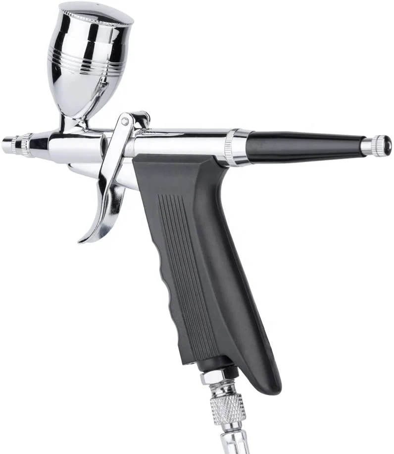 

Dual-Action Airbrush Paint Spray Gun (Pistol Style 2cc/5cc/13cc 3 Cups)
