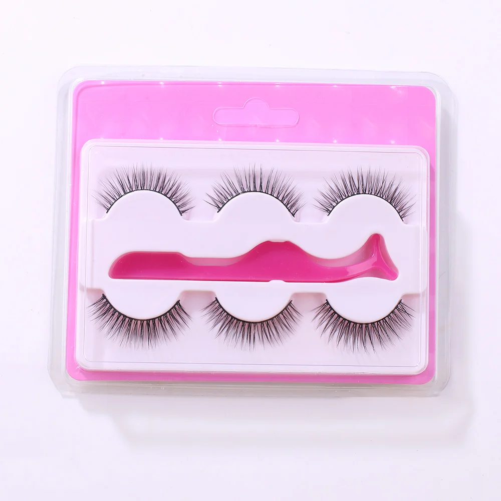 

BEILI silk eyelashes private label professional lashes3d wholesale vendor full strip lashes 25mm custom eyelash packing box, Natural black