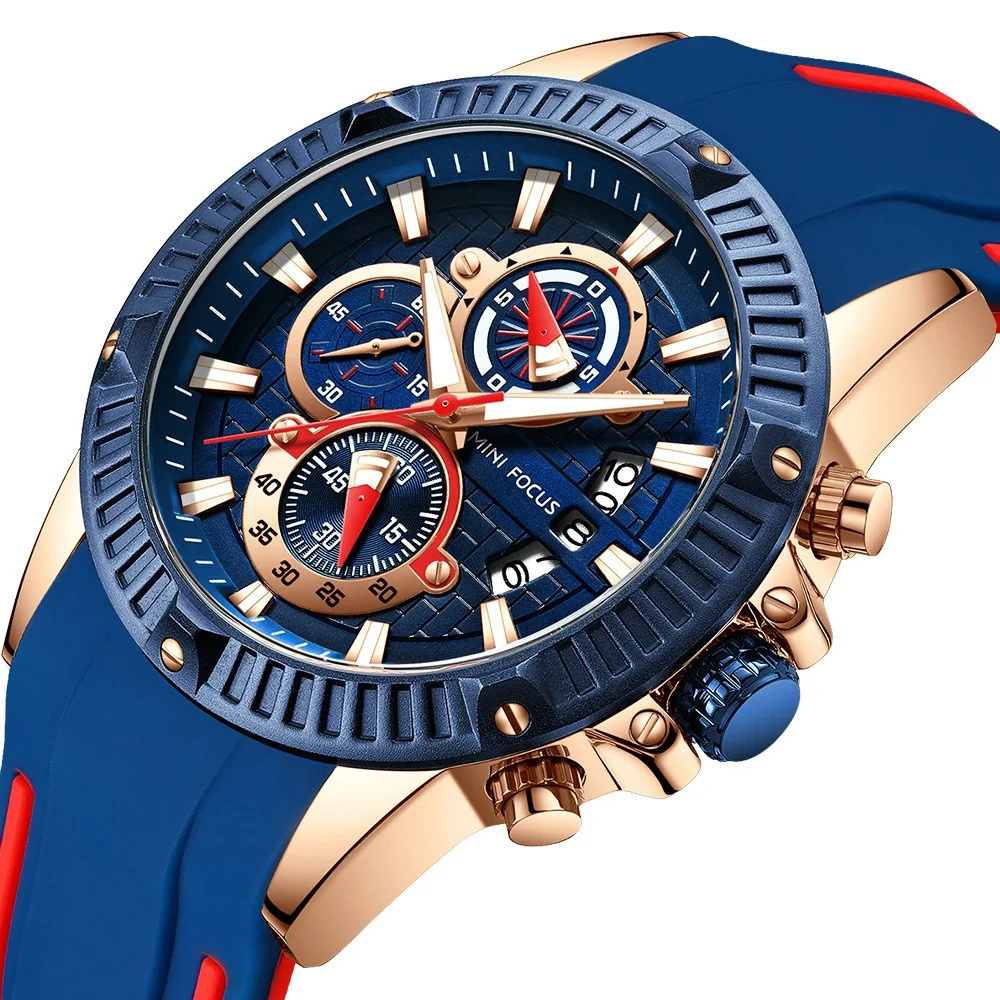 

chino silicona logo personalizado quartz watch varon caballero vintage lujo para deportivo reloj de hombre, Black ,white