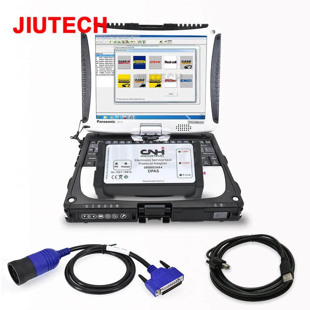 

9.2 CNH Est ,cnh est Diagnostic Kit for New Holland CASE diagnostic scanner tool+CF19 laptop