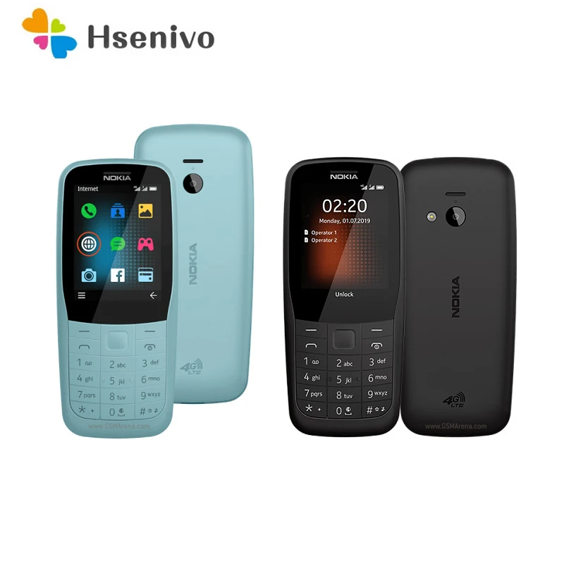 

used mobile phone for Nokia 220 2020 year original refurbished cell phone