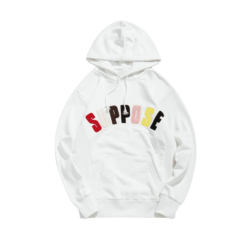 

Custom Logo Fleece Hoodies Men Pullover Neno Oversized Men's Hoodies