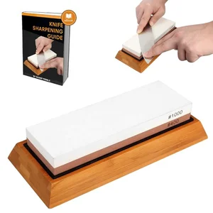 Image of Norton kitchen natural whetstone knife sharpener stone