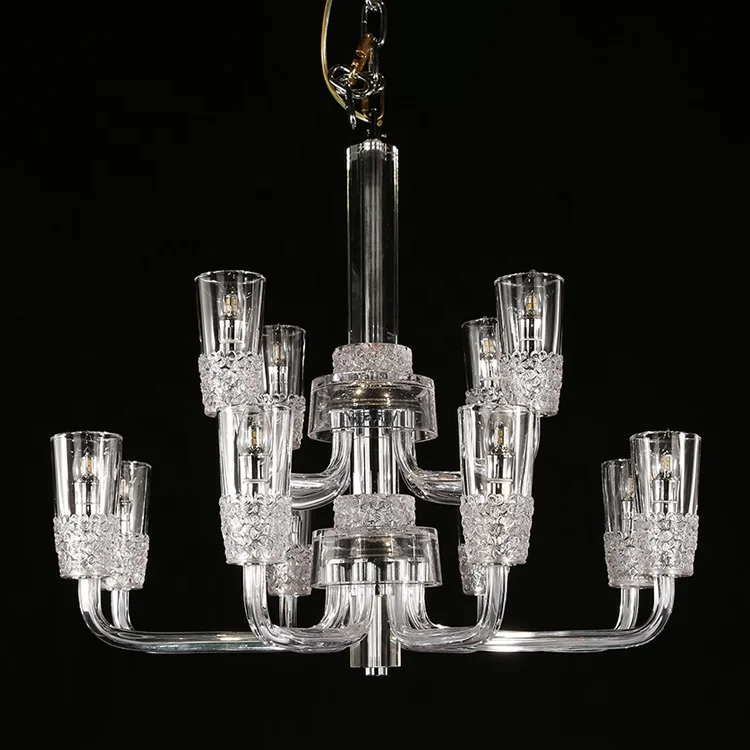 40W E14 crystal glass modern home decoration living room bedroom dining lighting chandelier