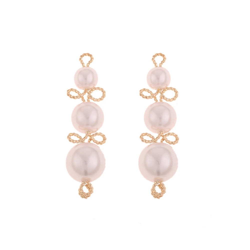 

Jewelry Accessories Cordial Design 30Pcs 10*37MM Jewelry Accessories Earrings Making Imitation Pearl Hand Made Genuine Gold