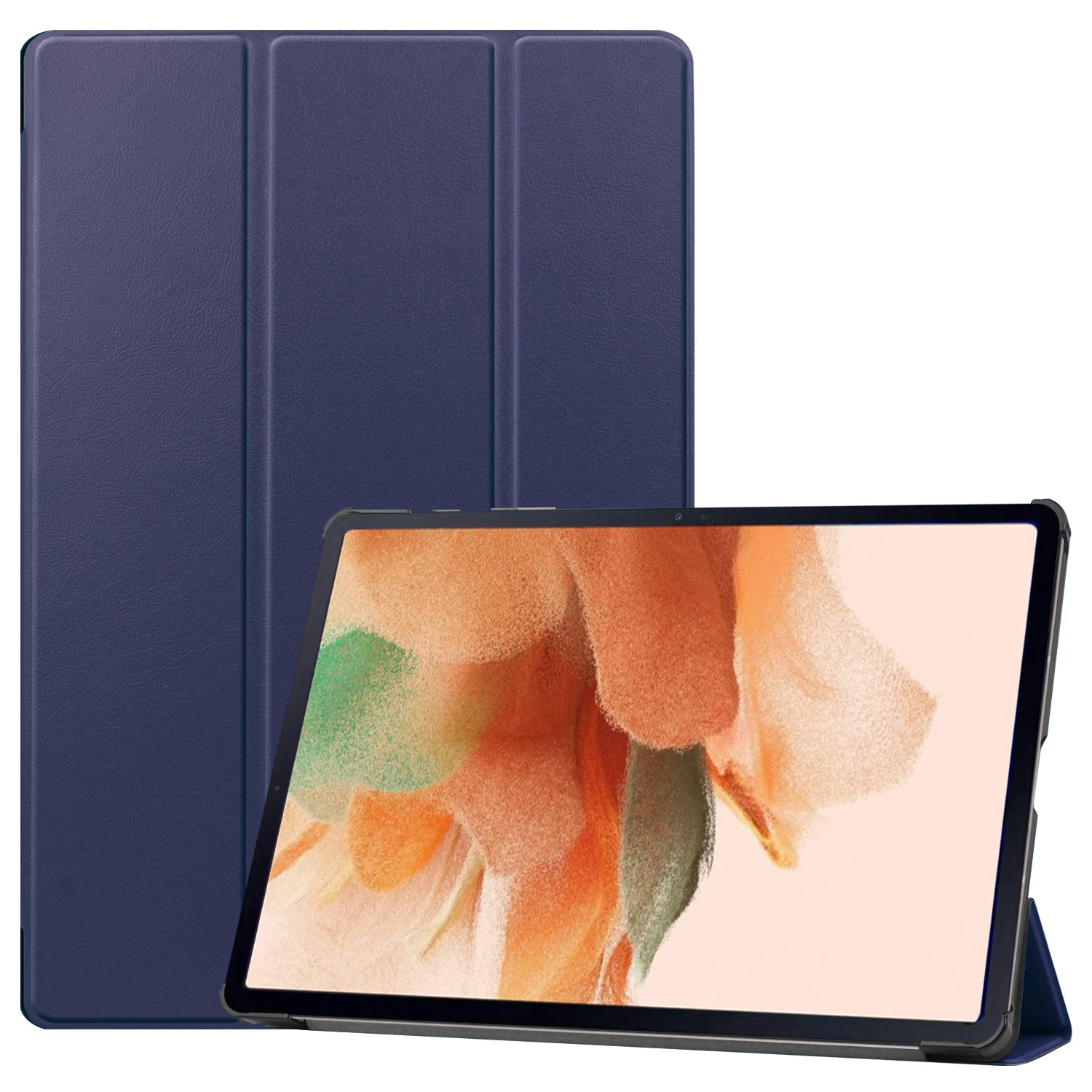 

Trifold Tablet Leather Case For Samsung Galaxy Tab S7 FE T736 12.4 S7 Lite Tablet Cover