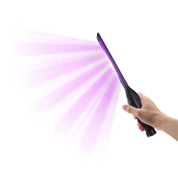 Hot Sale Germicidal UVC Led Light  Ultraviolet Disinfection Black Handheld Uv Sterilizer Lamp