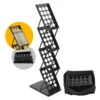 Magazine Rack Brochure Display Stand for Tradeshow, Fair, Conference, Office Showroom