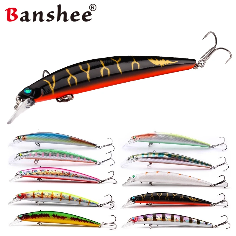 

Hight Quality Floating Minnow Lure Artificial Fishing Lure Minnow Wobbler Floating Plastic Hard Bait 115mm Fishing lure Jerkbait