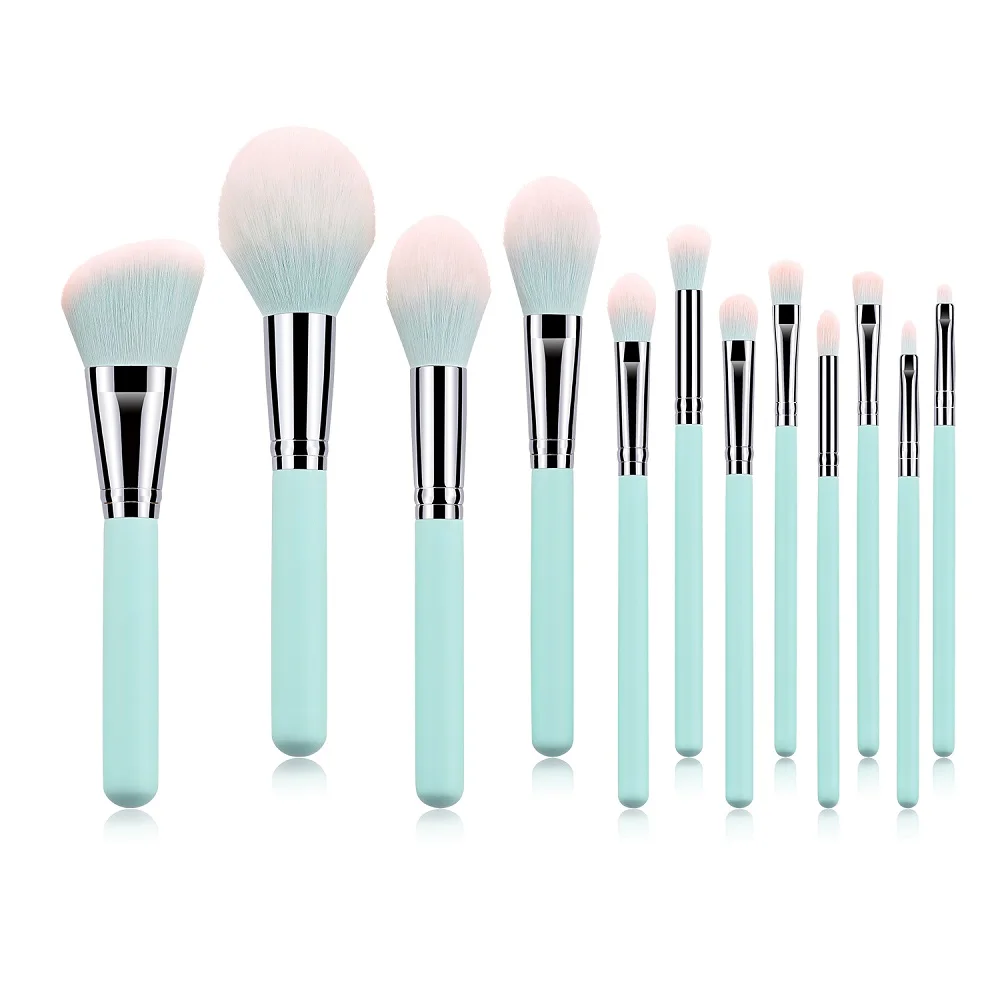 

Private Label makeup brushes Vegan cruelty free synthetic hair professional eye face eyeshadow cosmetic makeup brush set