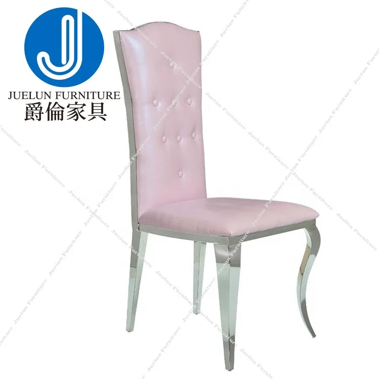 Chinese factory stainless steel accent chair living room furniture grey dining chair ancient chair