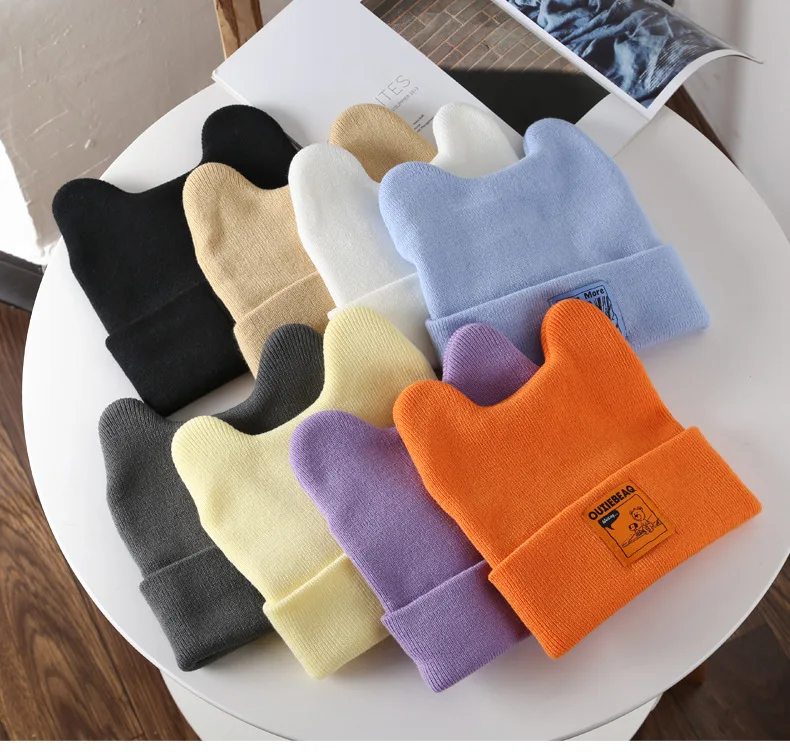 

Free shipping wholesale high quality harajuku cartoon outdoor sports leisure warmth unisex knitted hat