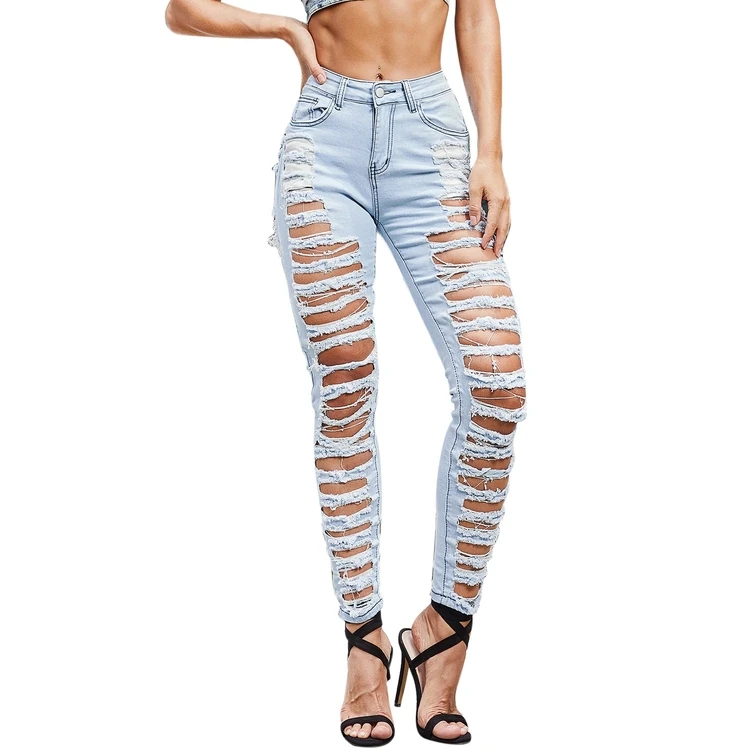 

Women Outfit Fashion Clothing Hollow Denim Pants Women Jeans Trousers Stretch Jeans, Red, khaki, green, black, pink,yellow, white, blue, gray, skin, coffee