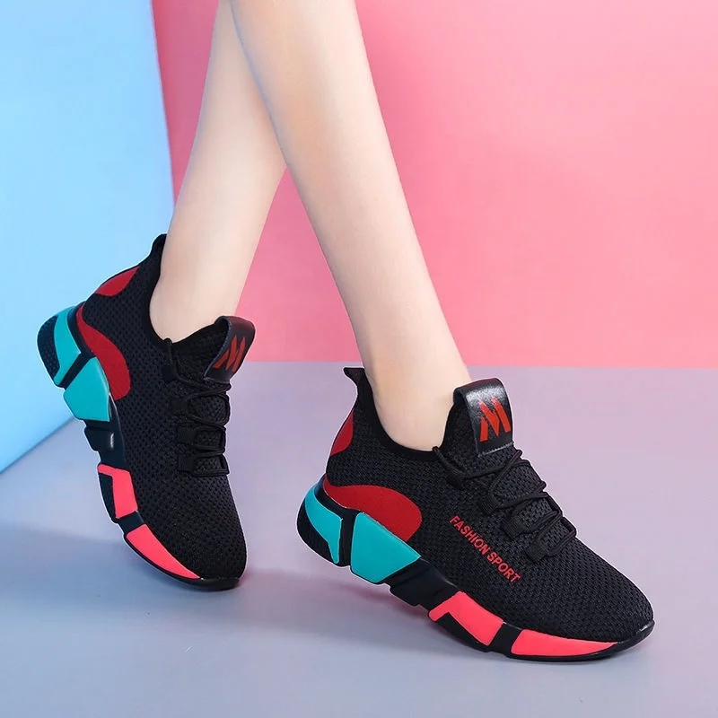 

Spring new Korean fashion all-match women's shoes running shoes web celebrity casual shoes non-slip soft sole