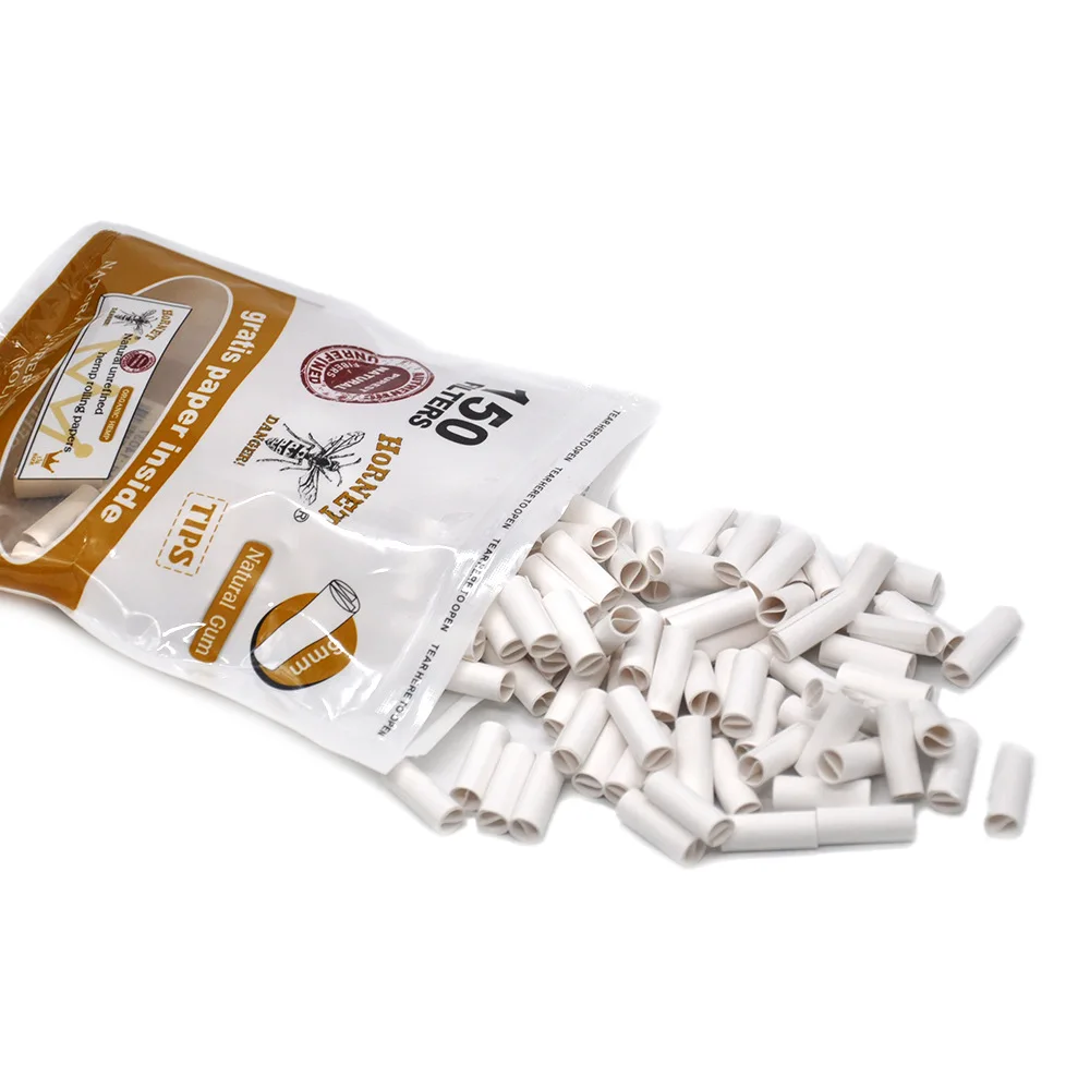 

wholesale mouthpiece hornet gratis paper inside white filter 6mm 150 pcs disposable hookah mouthtips