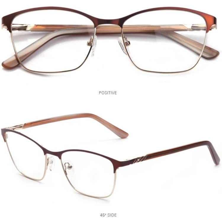 

Wholesale Price China Popular Italian Design Slim Squared Type Optical Frame Eyeglasses Frame For Ladies