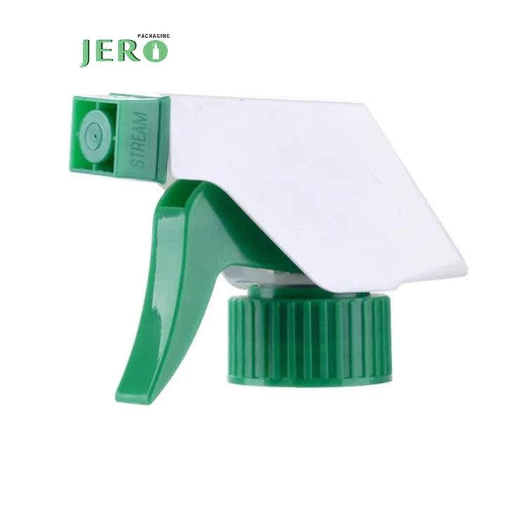 

YUYAO Manufacturer white green PP Plastic Type 28/410 Plastic Trigger Sprayer for bottle, Customizable