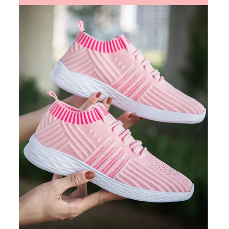 

Free Shipping new arrival Flying Weaving upper women sports shoes,casual sneakers, Requirement