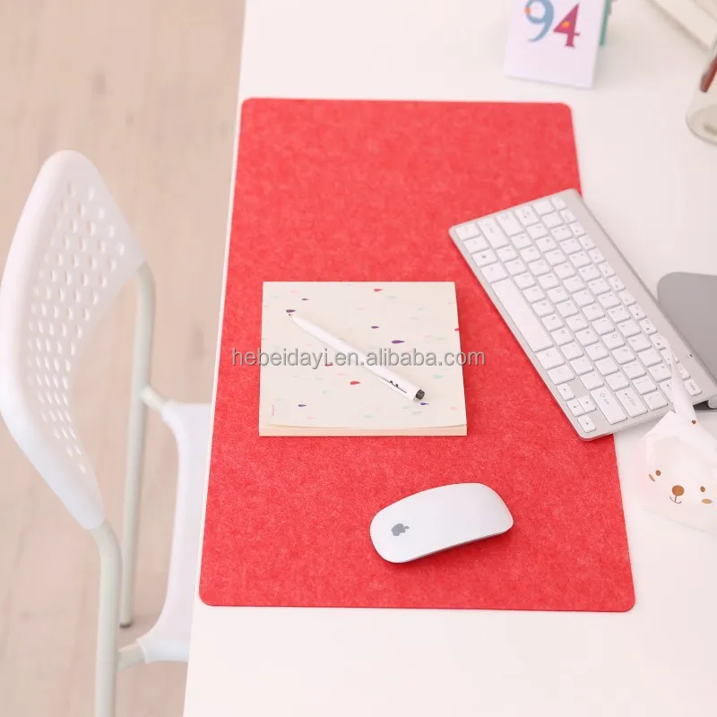 

Felt mouse pad game computer desk pad desktop keyboard hand rest non-slip hand felt pad, Customized color