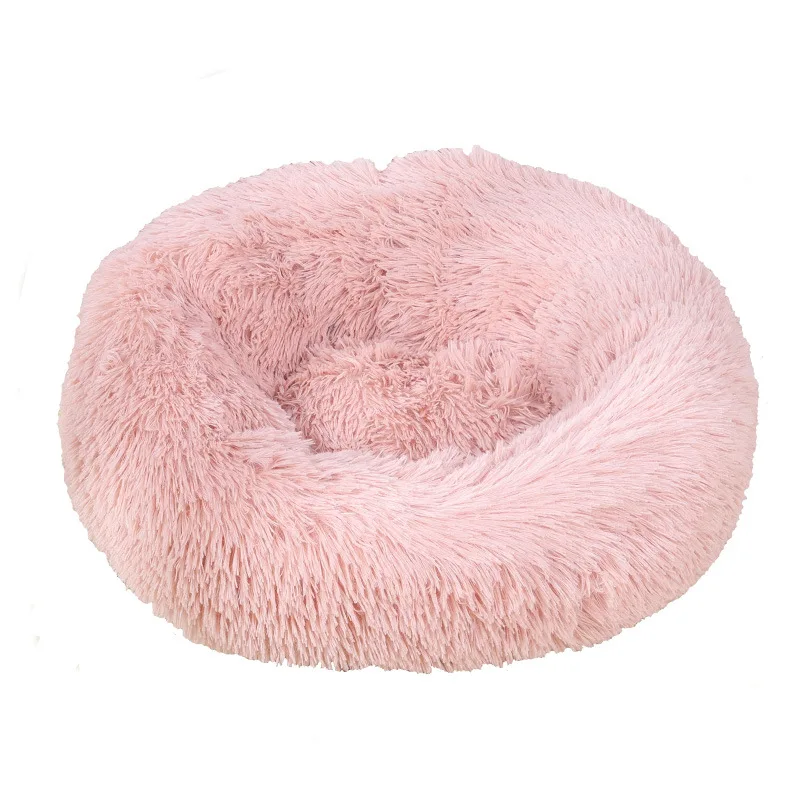 

Wholesale Soft Plush Comfortable Pet Dog Bed Round Large Cat Dog Bed