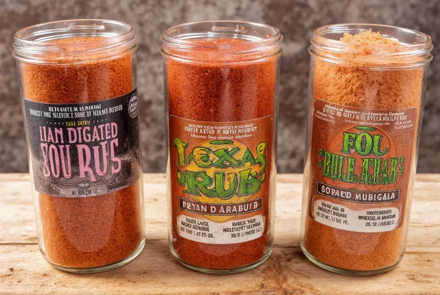 Classic Texas beef rub jar