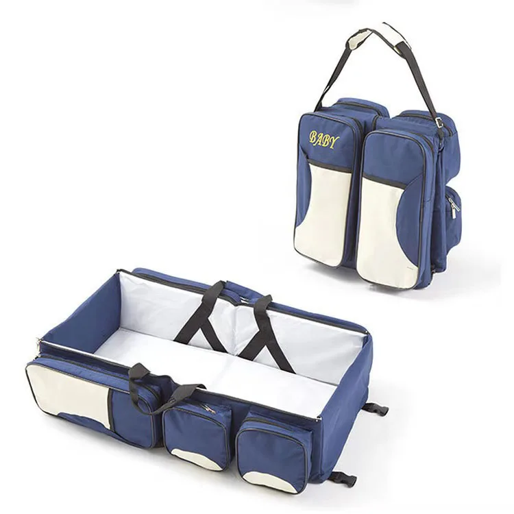 多功能妈咪包易便携旅行可折叠婴儿尿布床包