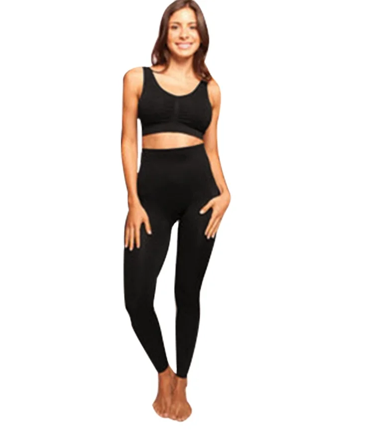 

2021 factory wholesale High Waist Fitness Leggings sweatsuit Fitness & Yoga Wear, Black