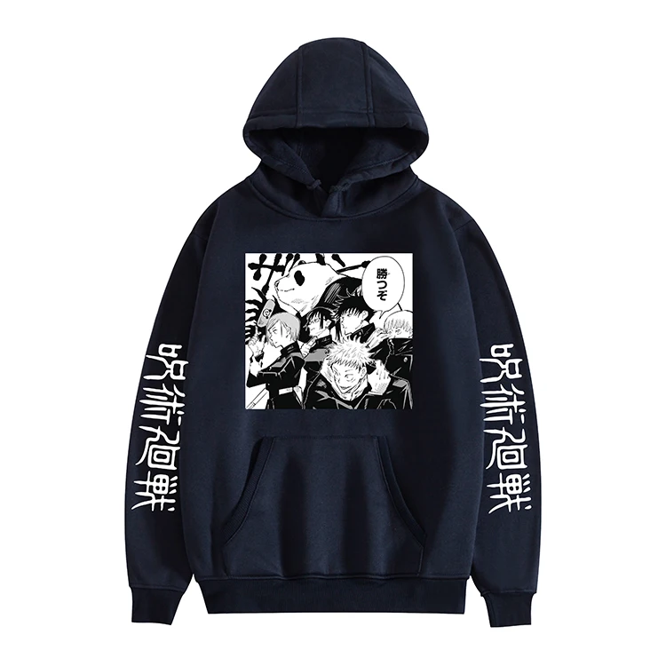 

Anime clothes unisex hoodie streetwear jujutsu kaisen cotton mens womens clothing pullover hoodies