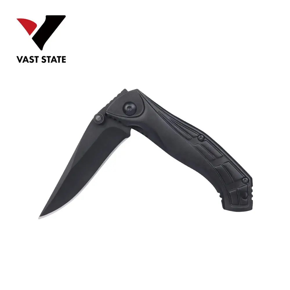 
Mini Assisted Opening Black Blade EDC Pocket Folding Knife with colorful Aluminum Handle 