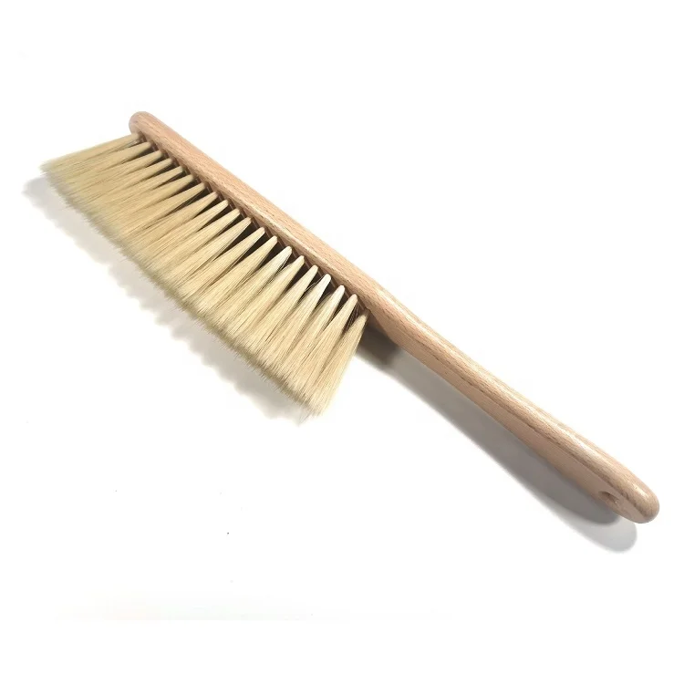 

Wholesale Household Bed Sofa Chair Cleaning Brush Wood Handle Dust Remove Brush, Natural color