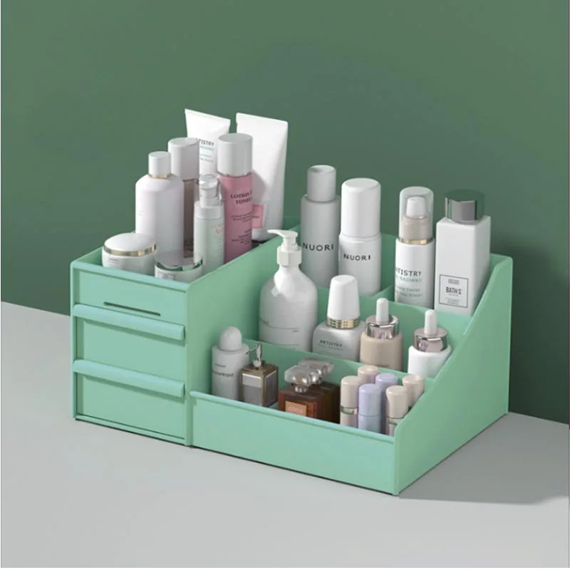 

Household storage cabinets, cosmetic storage cabinets, portable desktop storage cabinets, Blue white pink green