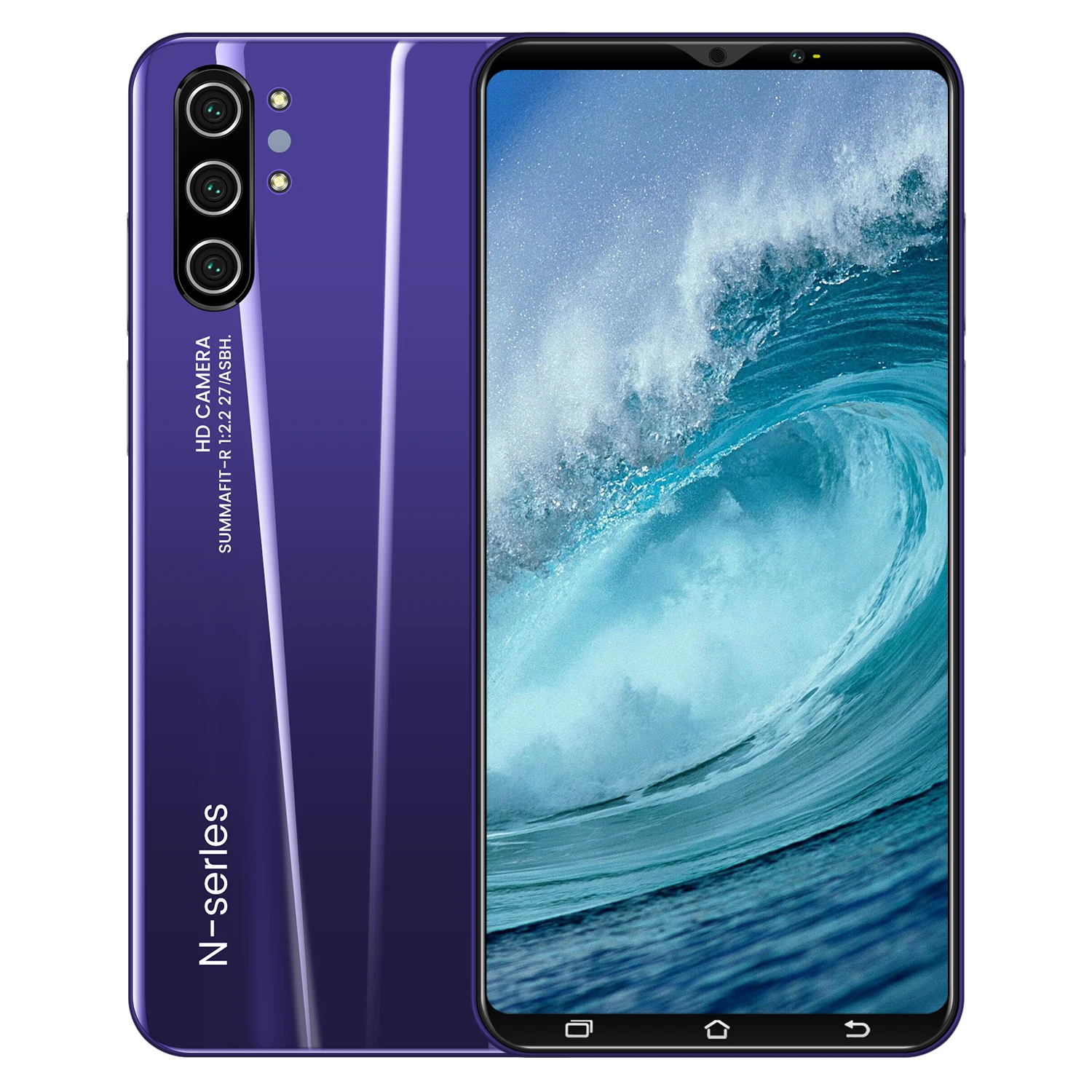 

Hot Selling NOTE10 4GB+64GB touch screen mobile phones 4000mAh battery 5.0-inch mini cell phone Android smartphone, Black, purple, green