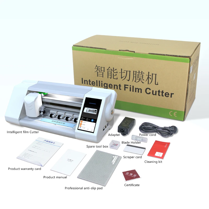 

EM 2021 Mobile phone TPU Hydrogel screen protector intelligent plotter film cutting machine Automatic cutter screen protector