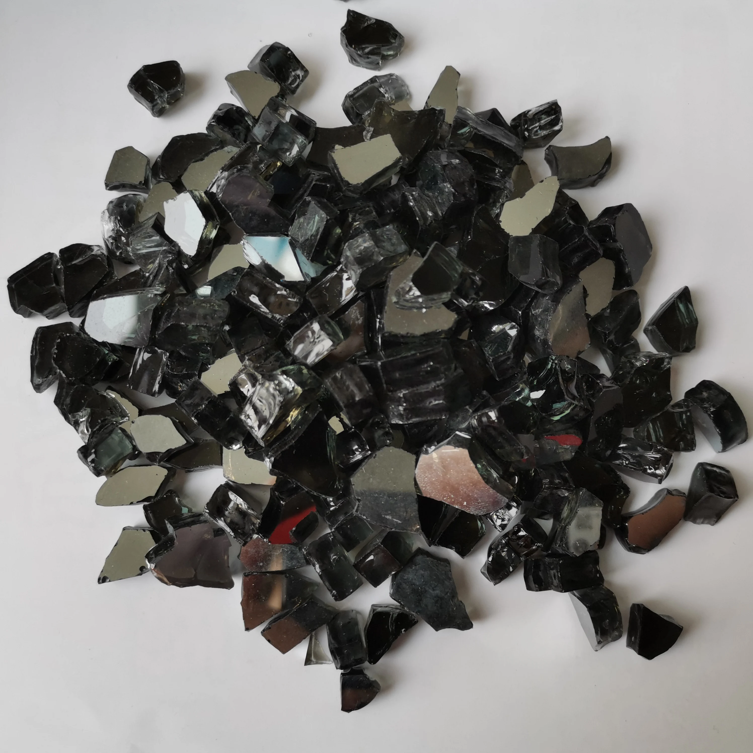 
Cobalt Blue Reflective Fire Glass Fire Pit Glass 