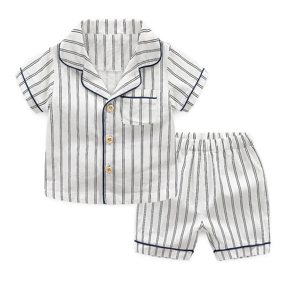 

Boys Short Sleeve Pajama Pants Kids Baby Baby Cute Home Set
