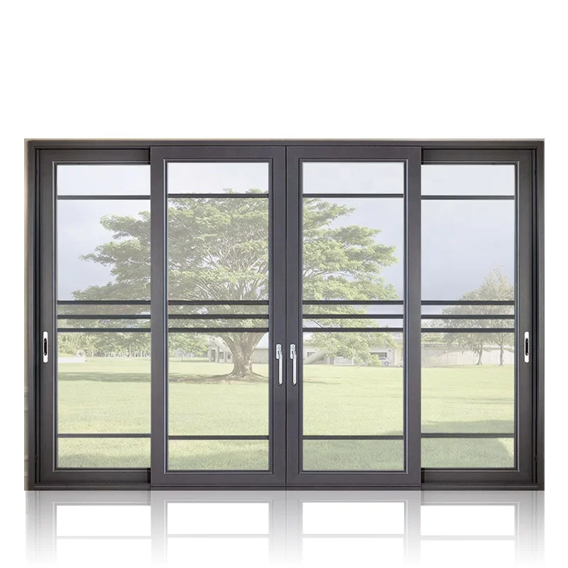 
Hot sale 40 series standard ALUMINIUM GLASS SLIDING DOOR doors glass interior sliding doors for office 