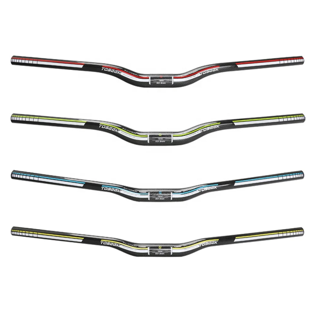 

MTB Mountain Full Carbon Fibre Flat/Rise Handlebar 31.8mm Bicycle Handlebar