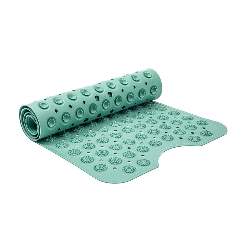 

Footmat Bathroom Rubber Bubble Shower Mat Non Slip Bathtub Mat Suction Cups And Holes