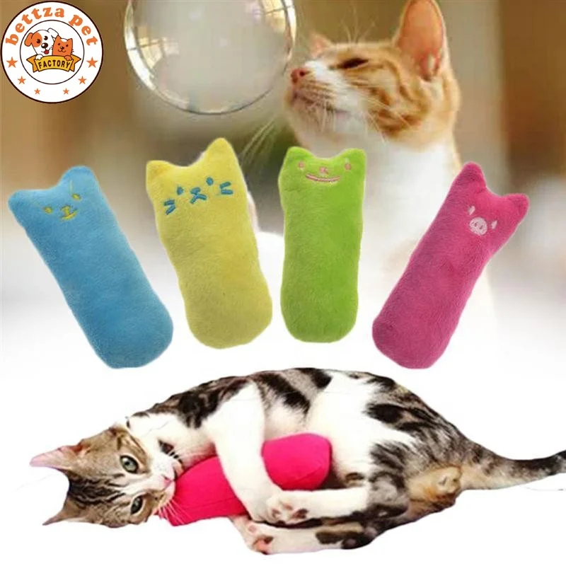 

Wholesale Crazy Cat Toy Pet Kitten Chewing Toy Teeth Grinding Catnip Toys Claws Thumb Bite Cat mint For Cat Kichers