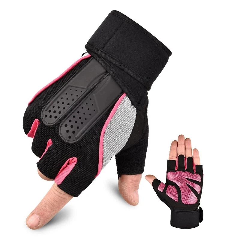 

OEM Adjustable Weightlifting Gloves Outdoor Cycling Non slip Palm Protective Gear Guantes Deportivos Eldiven Half Finger Glove