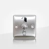 Exit Push Button has stainless steel panel and nickel-plated copper button ( POC4040 )