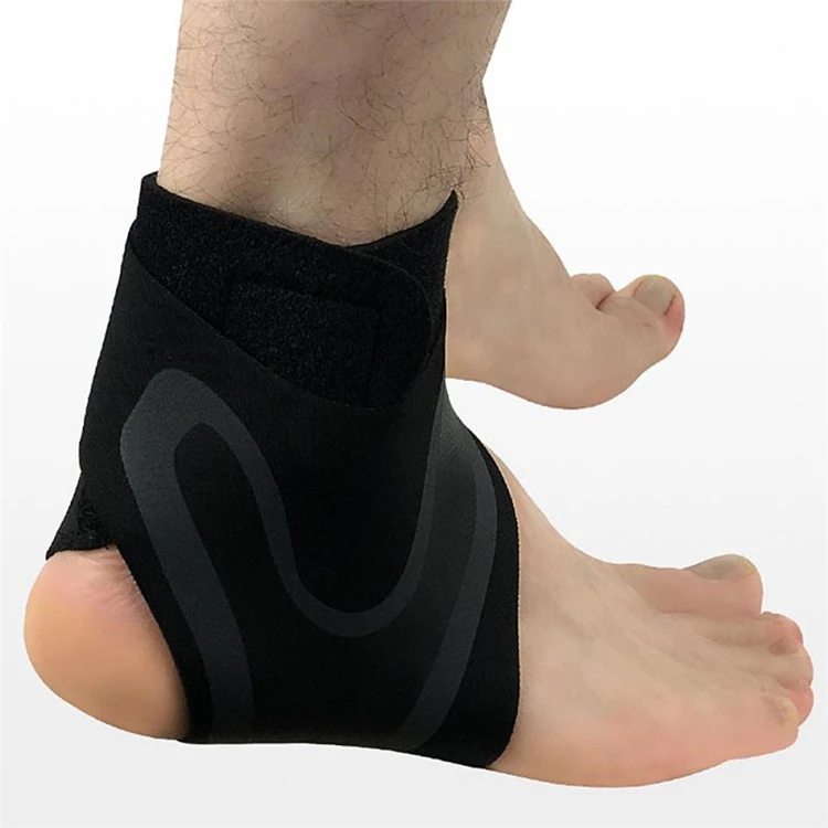 

Hot Selling Adjustable Ankle Stabilizer Medical Sports Ankle Support Brace, Black