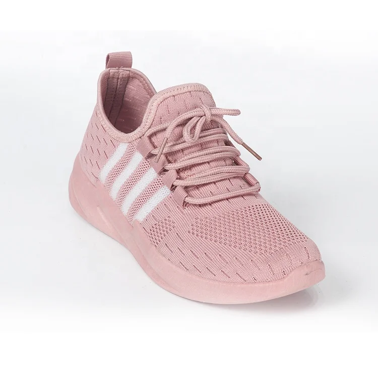 

women's fashion sneakers knitted sneakers sport women shoes summer 2021 White stripes, As picture shows or customized