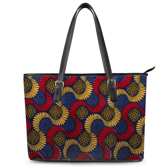 

Leather Women Handbags Female Shoulder Bag Designer Luxury Lady Tote Large Capacity African Hand Bags for Women 2021